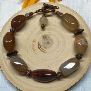 Agate Gemstone Bracelet
